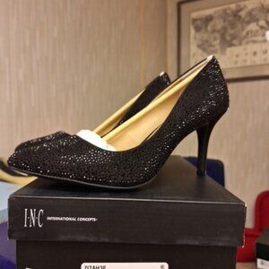 INC Zitah Embellished Pointed Toe Pumps - 8.5W